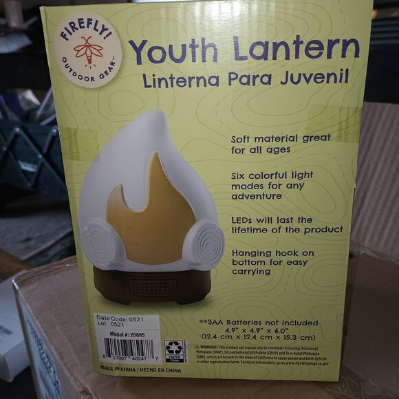 NEW 2 PACK Firefly! Youth Campfire Kids' Lantern with  LED Lights - Picture 12 of 12